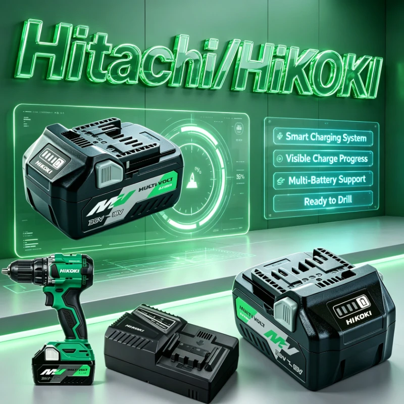 Original HiKOKI 18V 36V 5.0Ah MultiVolt Battery Fit Hitachi RB18DSL DS18DG DH36DPB Tool Cell Fast Charging Overcharge Protection