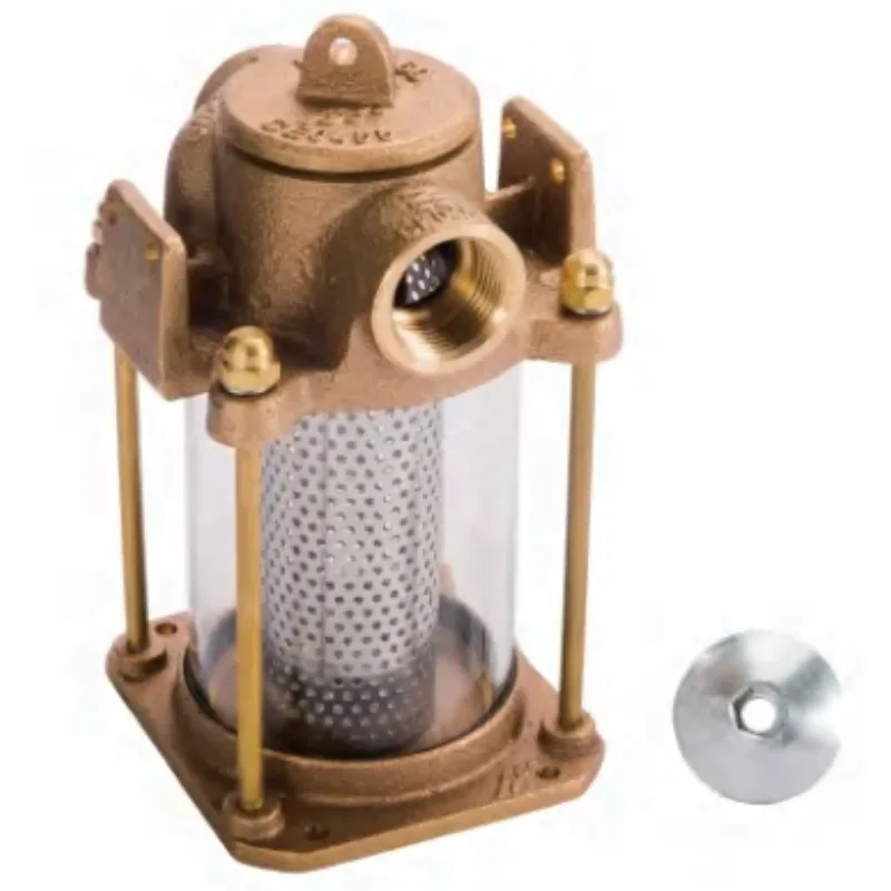 Marine seawater filter FF Xiangyi, copper seawater filter, yacht bronze filter