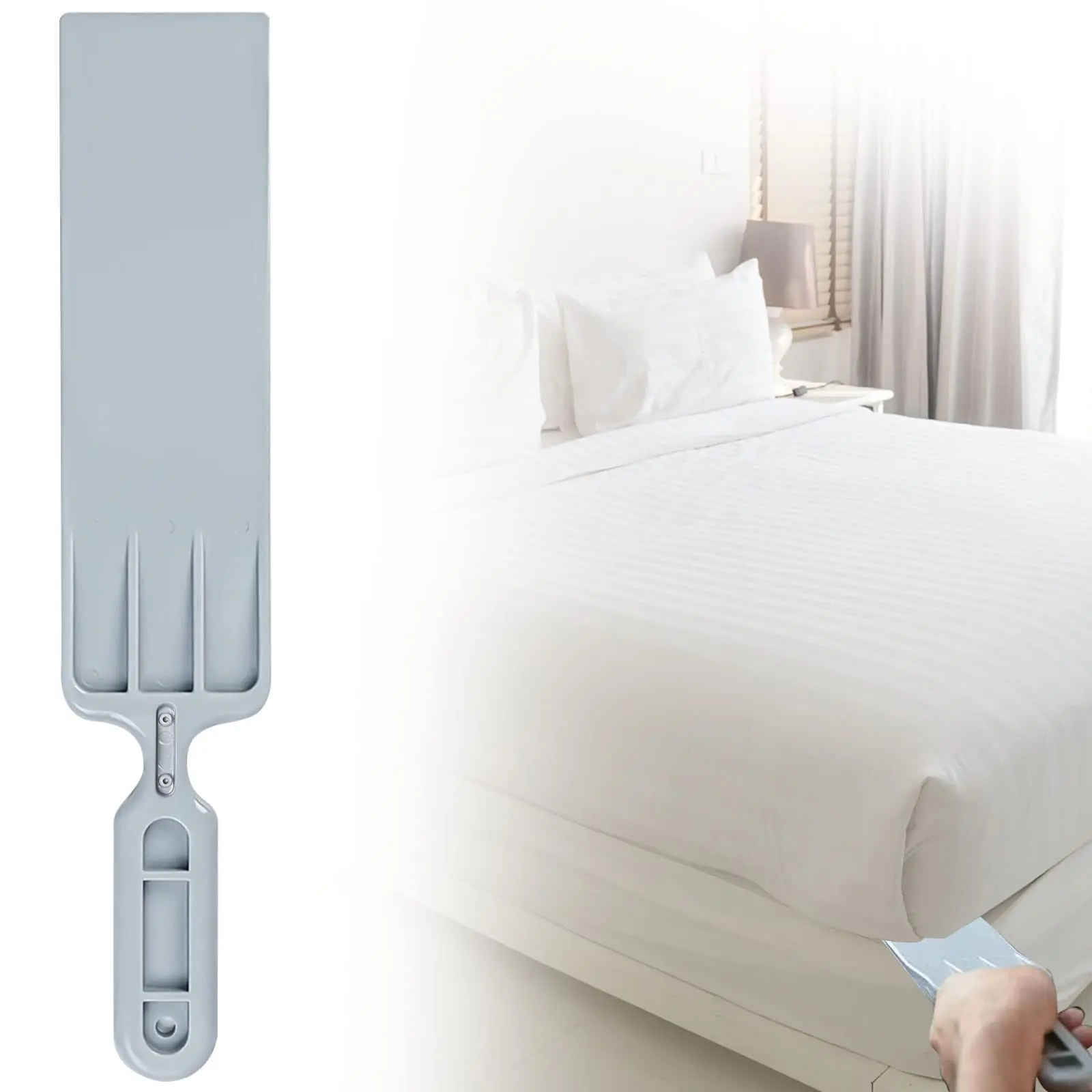 

2 pcs/ lot Bed Tucker Tool Tucking Paddle for Bed Making Easier Bedsheet Change Helper Bed Sheet Cleaning Tool Dust Cleaner