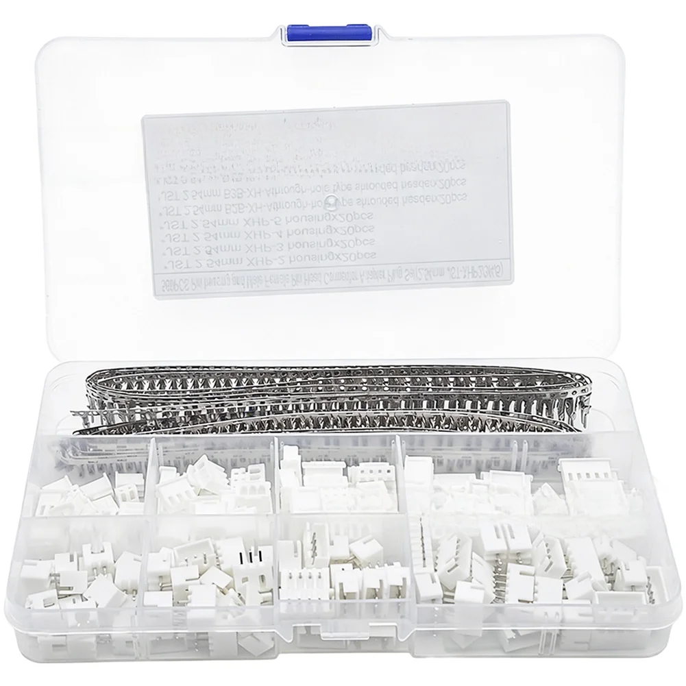 Male Female 2.54mm Spacing Terminal Block Kit 560 Components for Hobbyist Electronics Assembly and System Integration Work