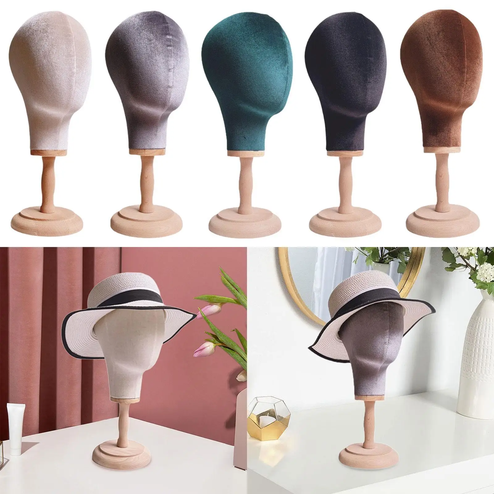 

Wig Display Holder Stable Fashionable Manikin Head Multifunctional for Beginner Stylist Styling Drying Salon Home Shopping Mall