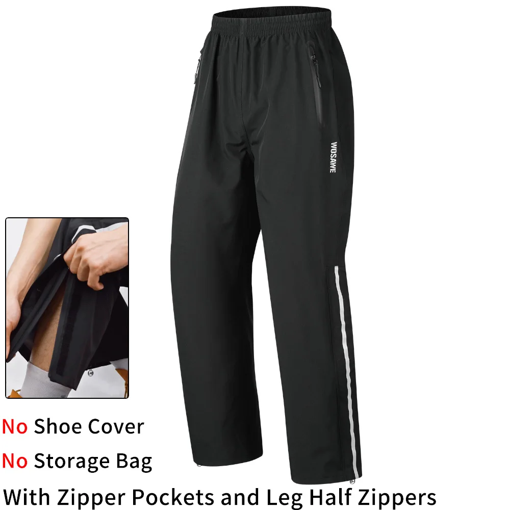 WOSAWE Wandern Regenhose Outdoor Wasserdichte Hose Motorrad Klettern Camping Radfahren Sport Berg Regen Hosen Überschuhe