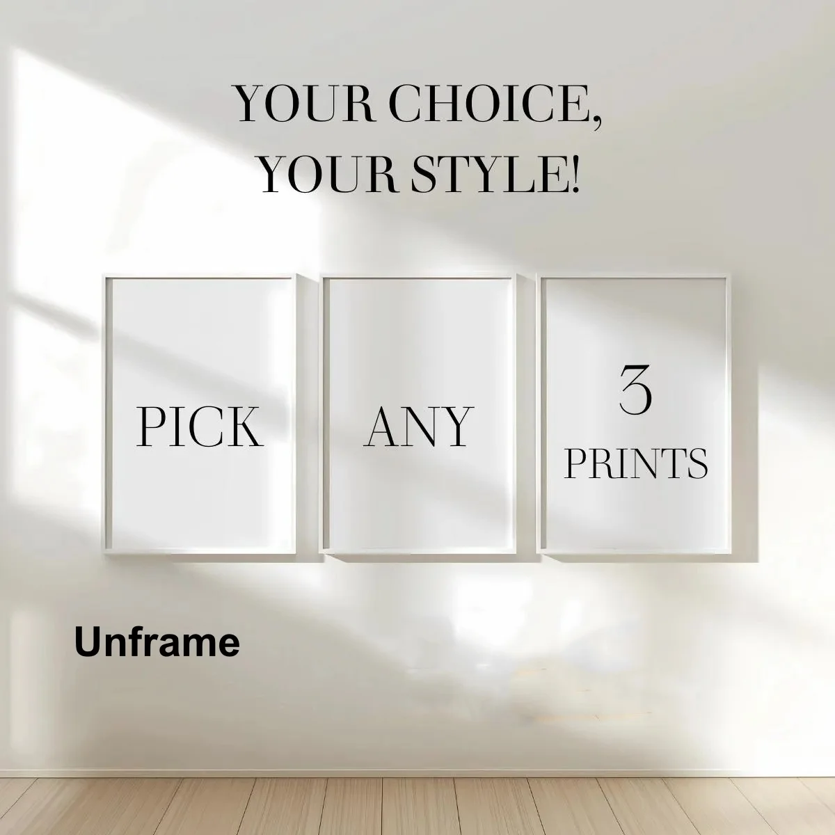 3pcs Frameless Custom Photo Canvas Prints The Perfect Gift for Friends and Family Living Room Decor Wedding Gifts Eid Gifts
