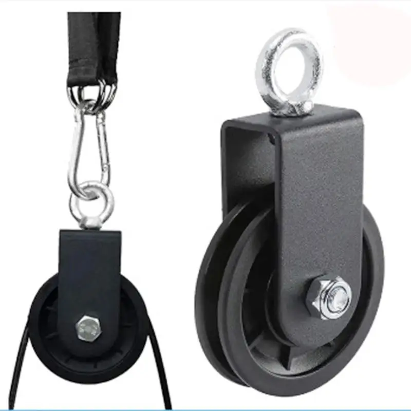 ~Training Bearing Fitness Loading Lifting Stainless Steel Mute Strength Trainer Heavy Bearing Home Gym Workout Equipment Pulley
