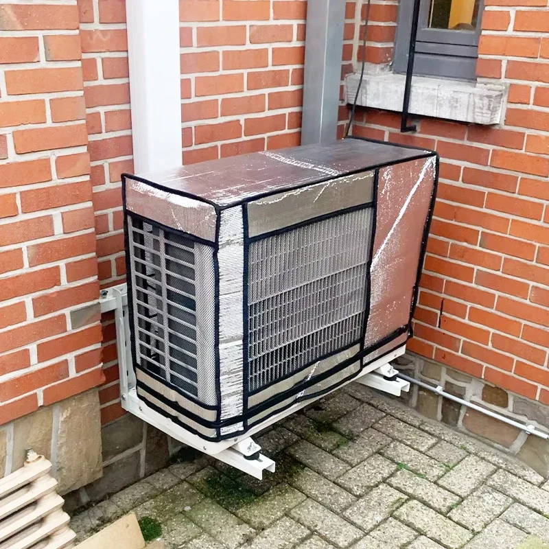 

Летняя крышка наружного блока кондиционера из алюминиевой фольги для защиты от солнца, гидроизоляции и защиты от пыли.