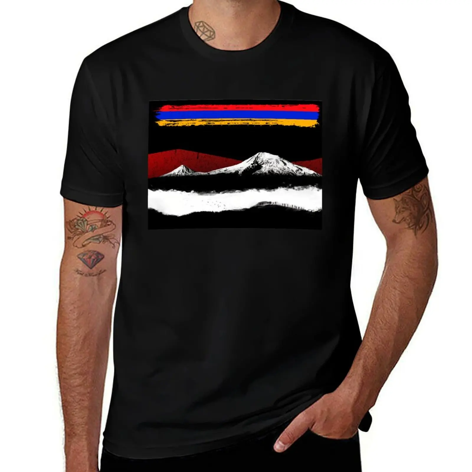 Mount Ararat T-Shirt Casual All Match Short Sleeve T-Shirt