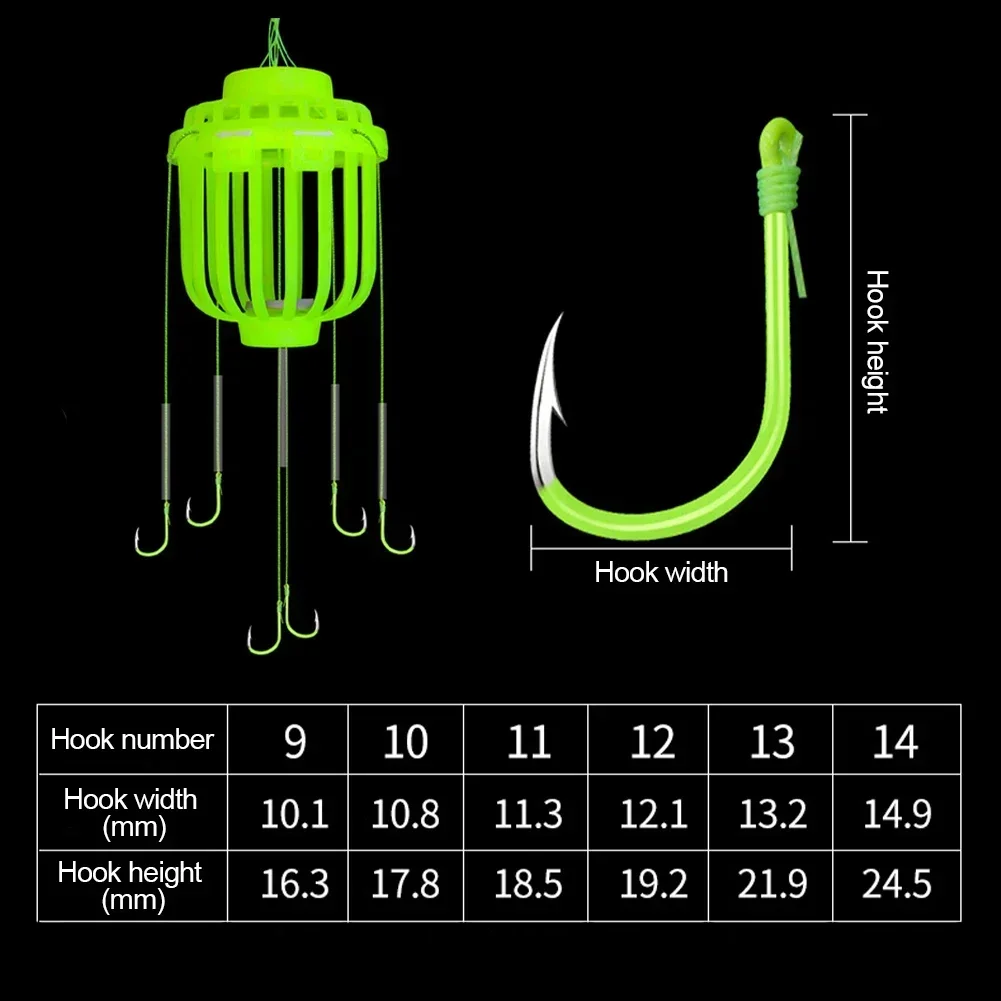 2025 جديد سمك الشبوط الصيد انفجار هوك المغذية 8/9/10/11/12/13/14 # صيد السمك لسمك الشبوط الأسود الفضي معقود يدويًا وقابل للإزالة #6