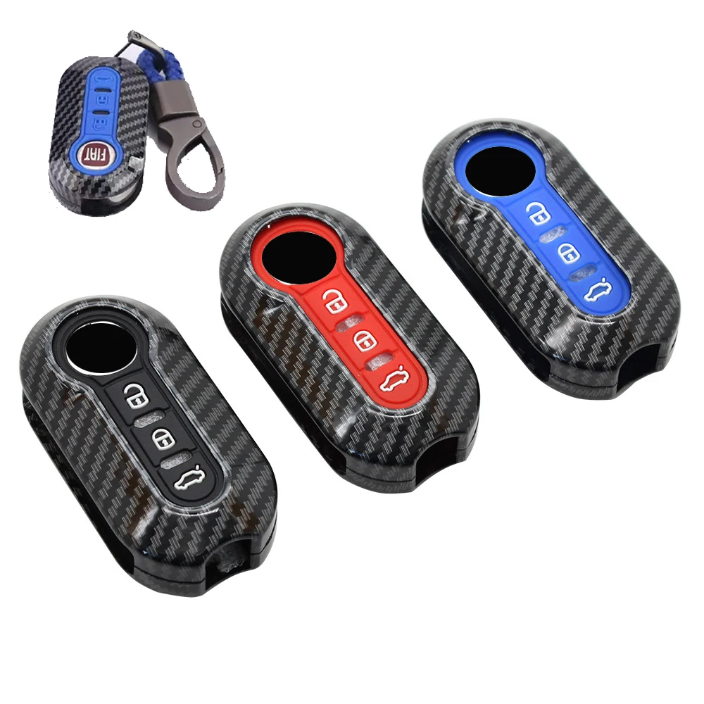 Chave do carro escudo e chaveiro emblema acessório para fiat abarth 500 tipo fr panda argo freemont viaggio bravo punto doblo ottimo
