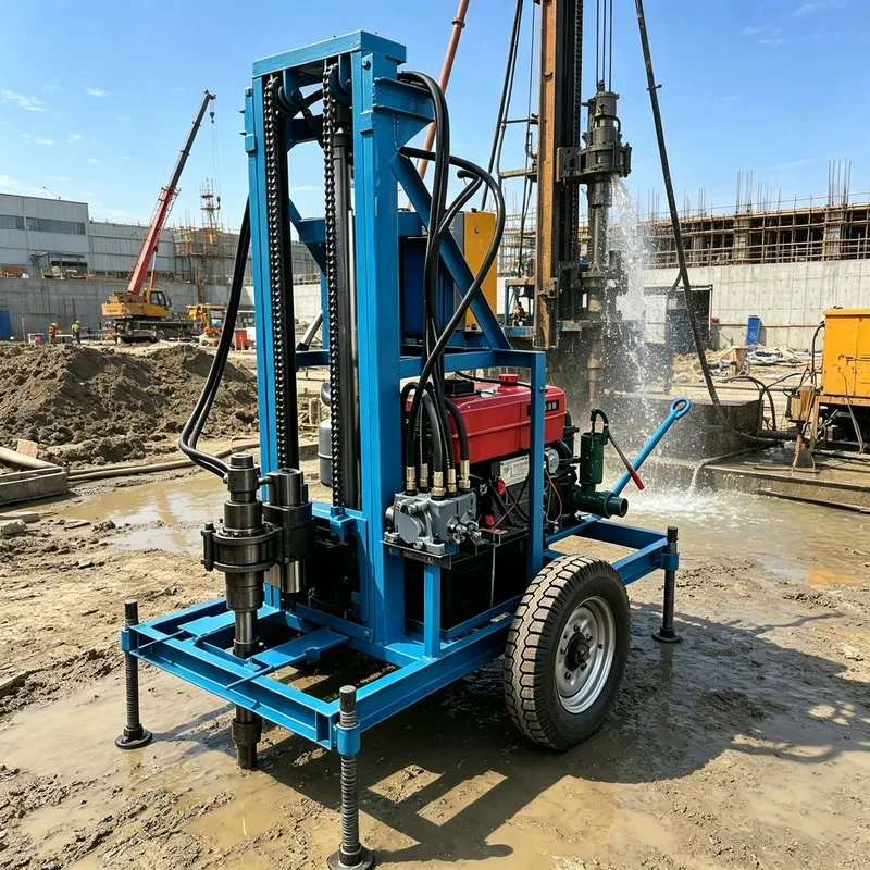 

Drill Rig And Affordable Water Well Drilling Rig Operation Manual Guides Beginners Learning Standard Drilling Steps