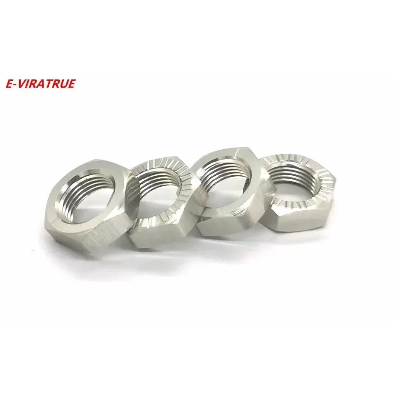 E-VIRATRUE 7075 Aluminum 17mm Wheel Nut For Losi Super Baja Rey 2.0 1/6&ARRMA MOJAVE 6S 1/7 4pcs