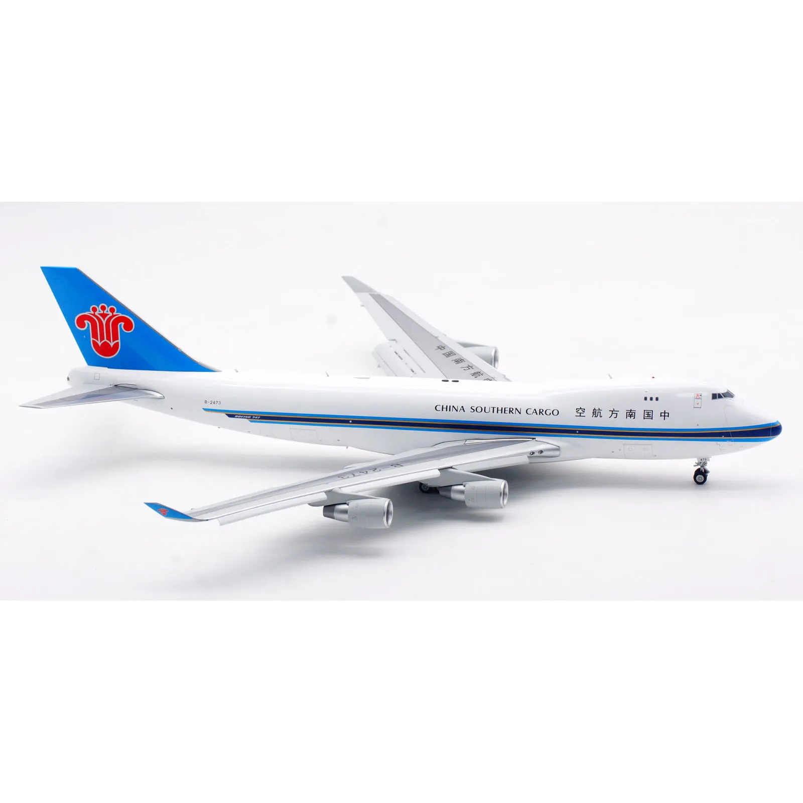 

Alloy Collectible Plane SQ Wings 1:200 L2076FD CHINA SOUTHERN CARGO Boeing B747-400F Diecast Aircraft Model B-2473 Flaps Down