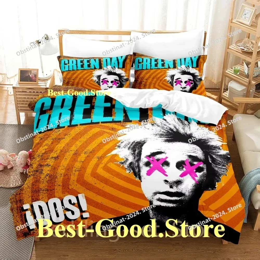 Personality Green Day AMERICAN IDIOT Bedding Set Single Twin Full Queen King Size Bed Set Adult Kid Bedroom Duvetcover Sets