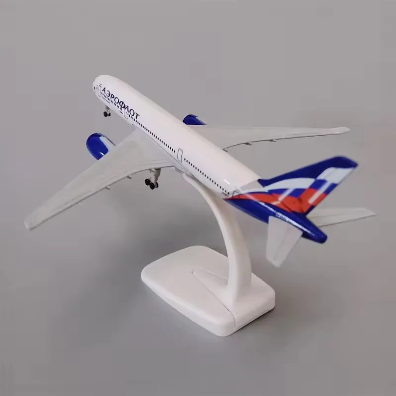 

1:400 Scale Airbus A350 20CM Alloy Metal Russia Aeroflot Airbus 350 Model Plane Diecast Model Aircraft Kits Toy Children Gift