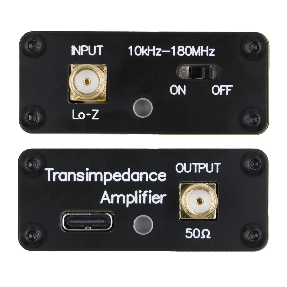 

B27B Mini Loop Antenna High Impedance Amplifier 10kHz-180MHz with Low Impedance Converter for Radio Walkie Talkie SDR