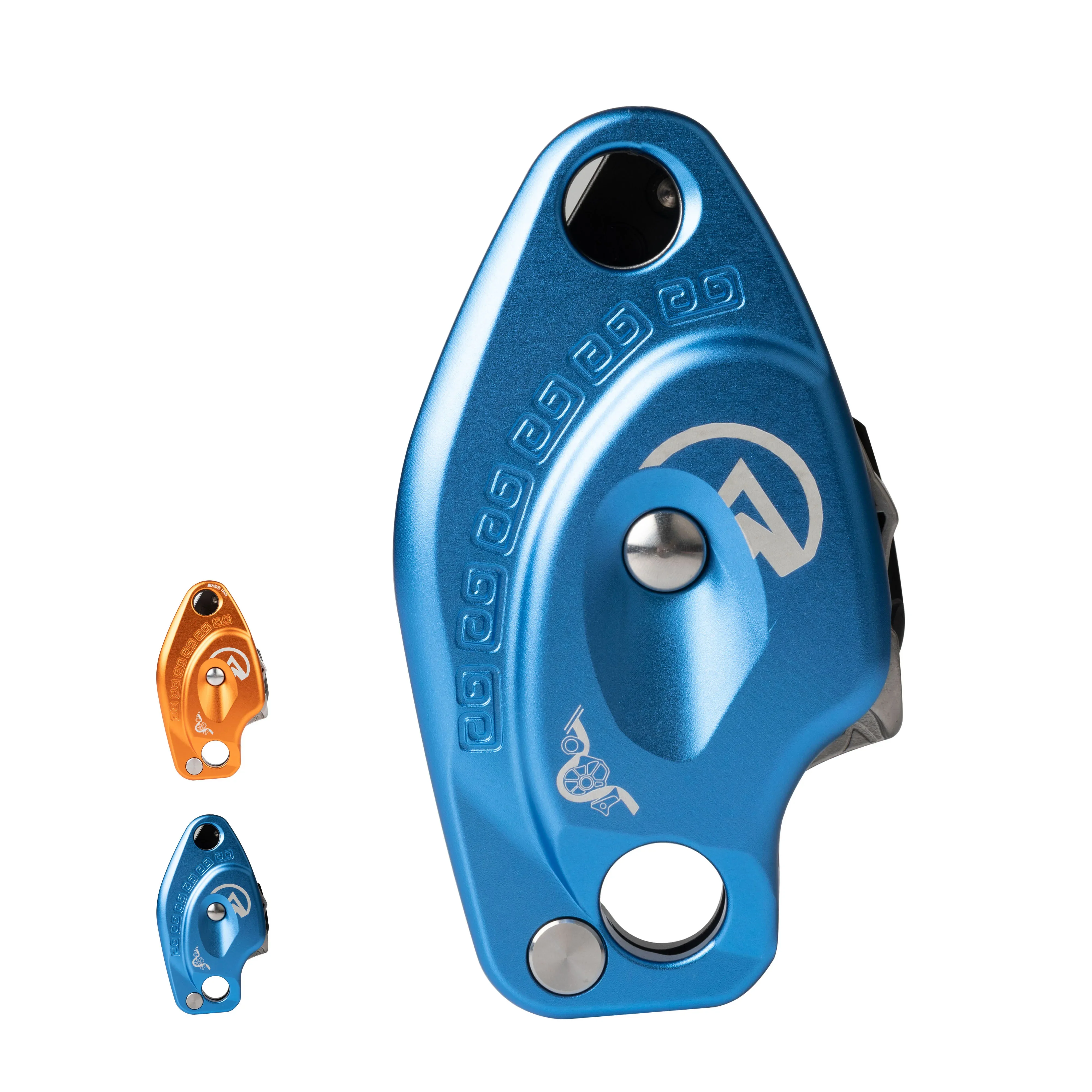 Camnal Rock Rope Climbing Descender 250KG Gear Rappelling Gear Belay Device Descending Devices Equipment Rope Access Rescue