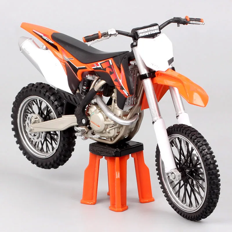 1/12 échelle Automaxx 2014 350 SX-F SXF hors route Dirt Bike modèle de Motocross moto moulé sous pression et véhicules jouets clous de pouce Joycity
