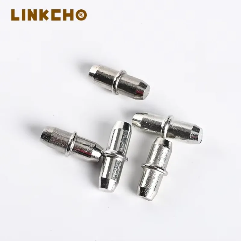 Wardrobe Hardware Adjustable Connections Shelf Support Invisible Pins with Screw Pin Brackets Pegs Metal Iron Zinc Plated