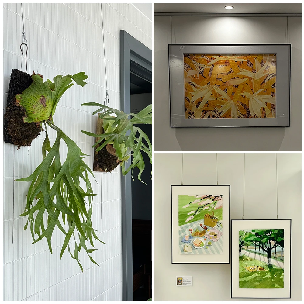 Picture 6: Adjustable Self-Locking Spring J-Shaped Hook Automatic Locking Image Hanging Hook Pipeline Suspension Code Hardware Accessories