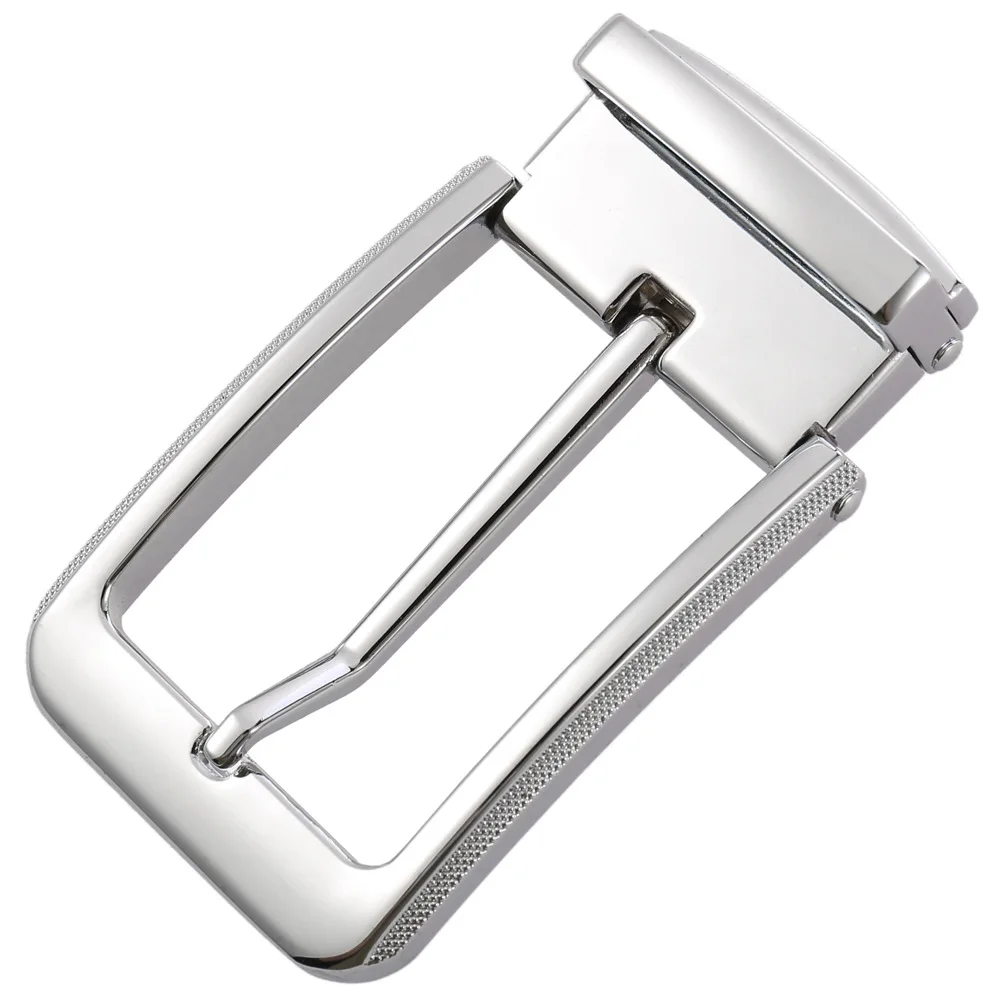 Fashionable casual smooth buckle head, alloy buckle, perforated leather head, model: LY135-21796