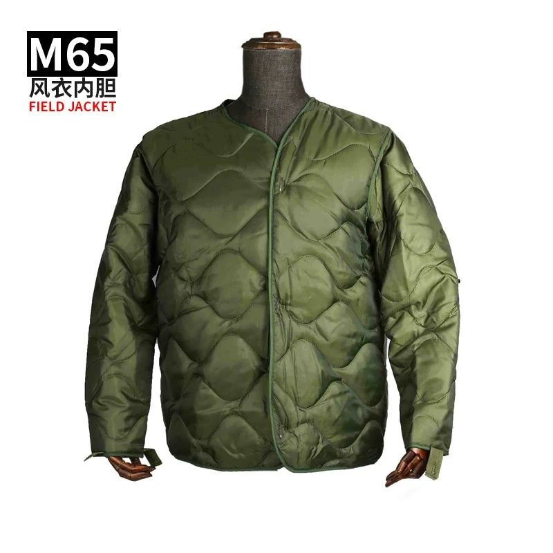 M65 Trench Coat With Inner Lining, Men's Autumn And Winter Warm Cotton Jacket, Assault Jacket With Thick Inner Lining, Lightweig
