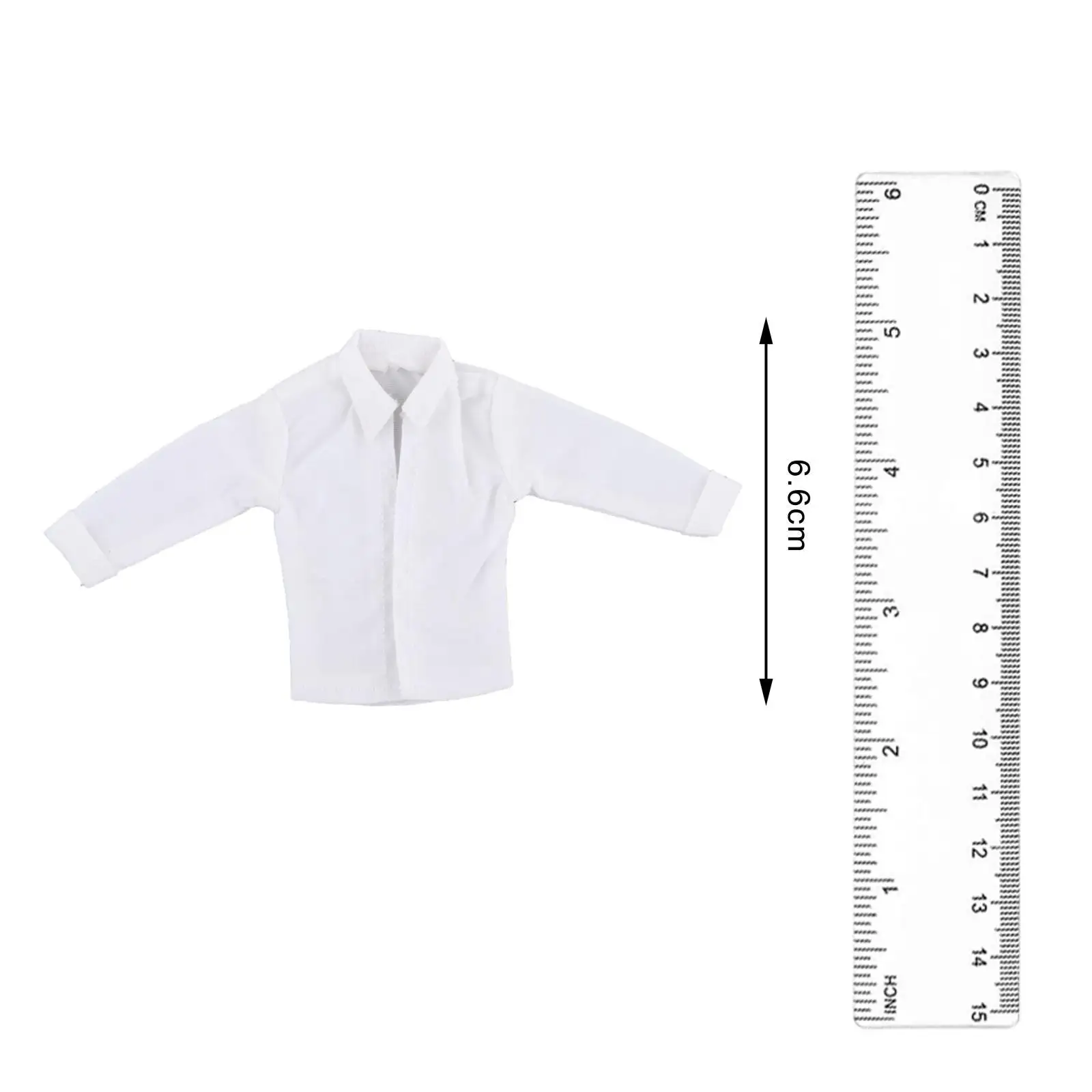 12TH Figuras de acción masculinas Camisa blanca Niños Adultos Regalos Coleccionables en miniatura