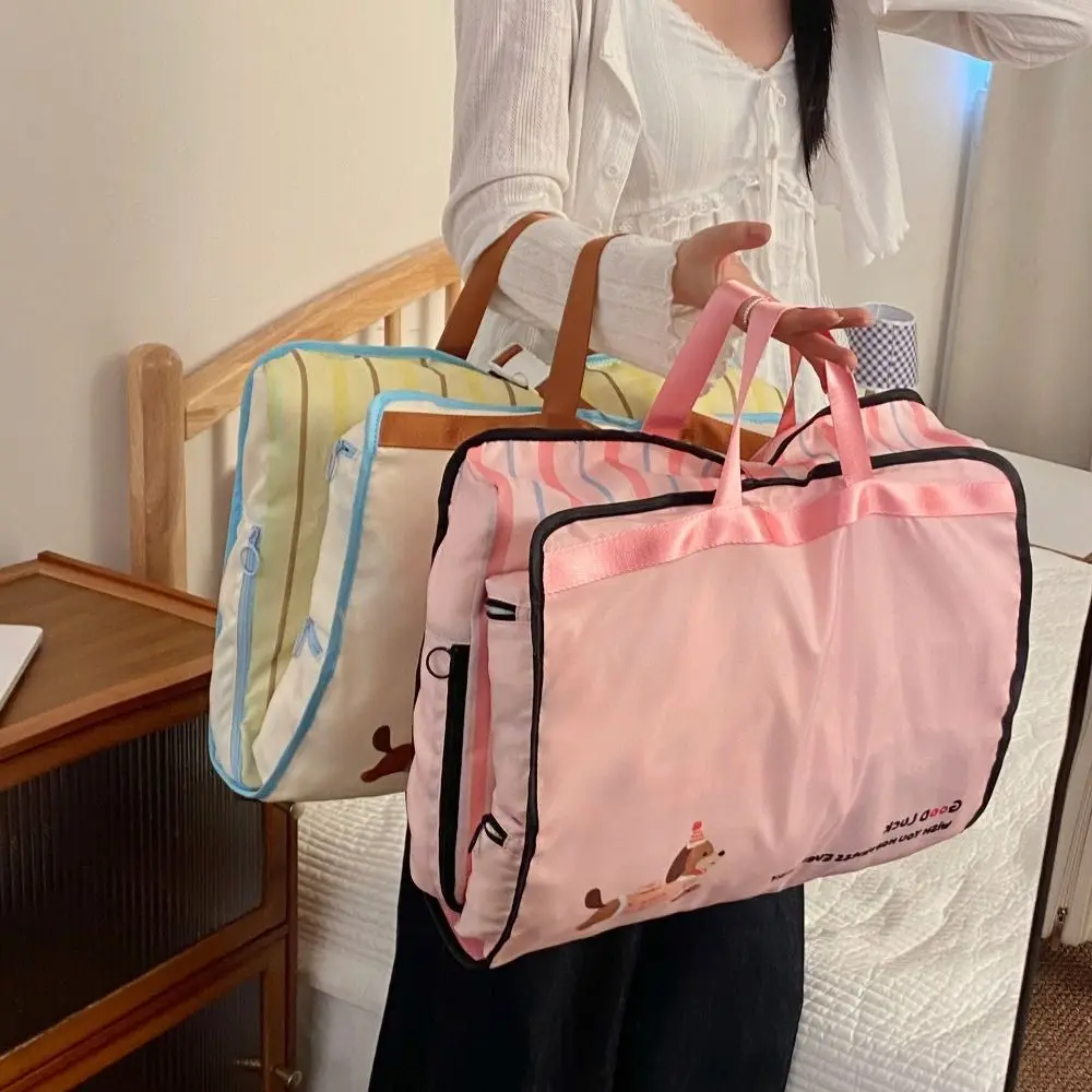 

Large Capacity Travel Storage Bag Lightweight Hanging Luggage Organizing Bag Space Saving Moisture-proof Handheld Sorage Bag