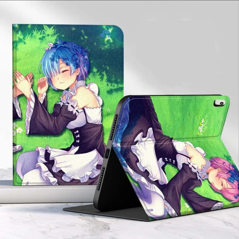 R-Re Z-ZEROS أنيمي فتاة لباد برو Air Mini 1 2 3 4 5 6 7 7th 8th 9th 10th 11th 10.2 9.7 10.5 10.9 11 12.9 حافظة كمبيوتر لوحي #3