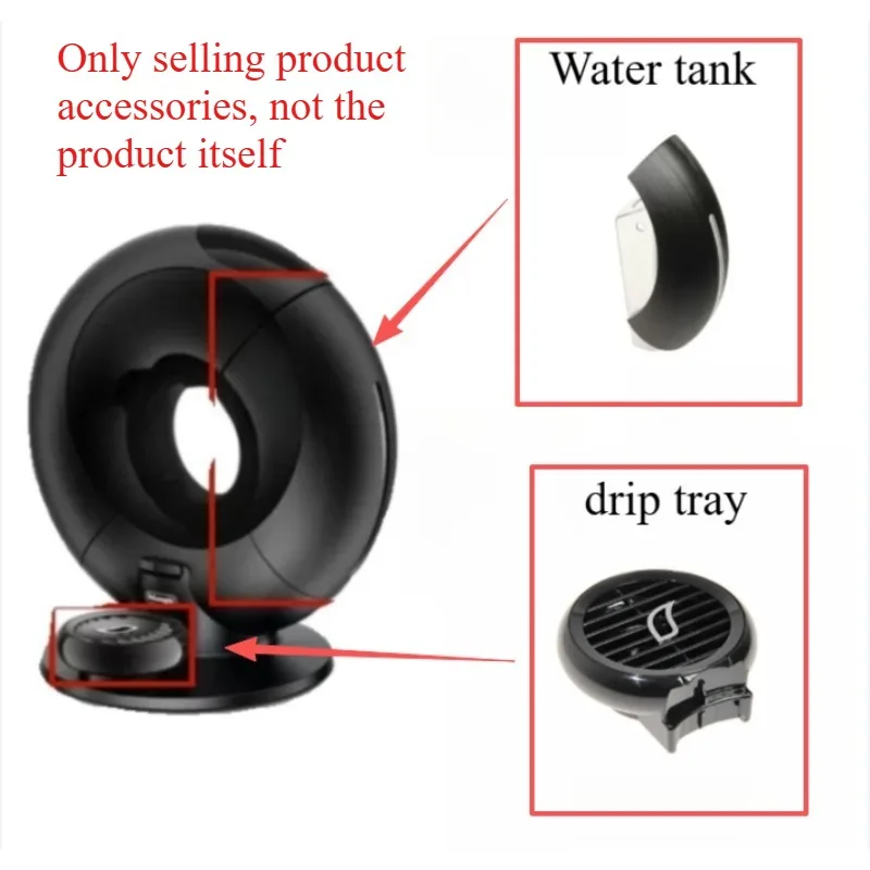Suitable for Nestle Multi Fun Cool Coffee Machine Spare Parts Eclipse Capsule Residue Box Water Tank Box Accessories 9776 Black