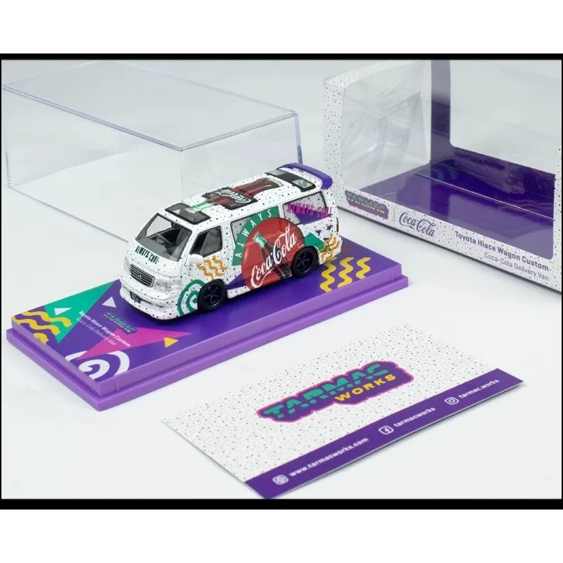 

TW 1:64 Toyota Hiace, die-cast alloy model, men's gift, adult static collection piece, festive creative gift.