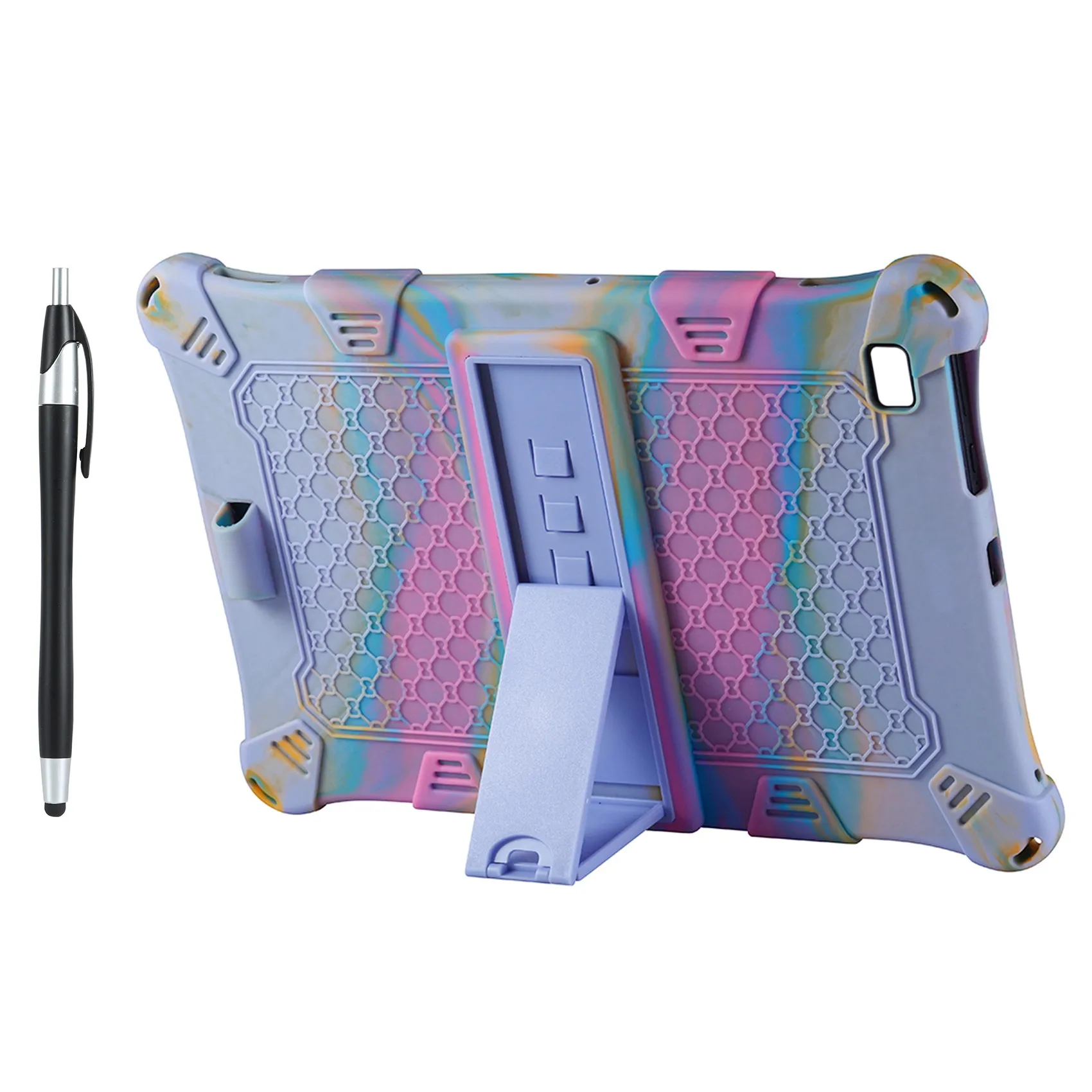 Funda de silicona para tableta Teclast T40 de 10,4 pulgadas, funda protectora anticaídas con soporte para tableta y