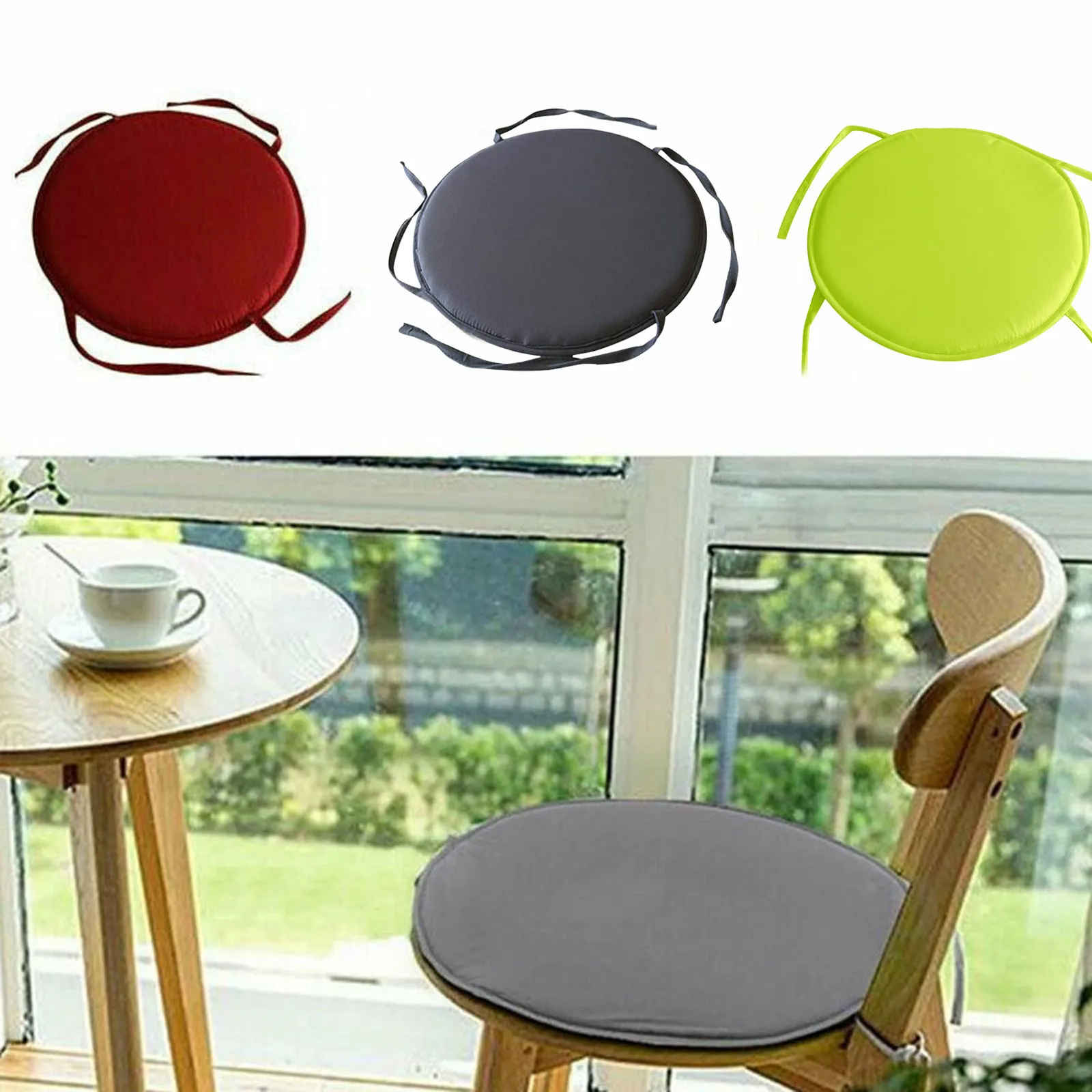 

Seat Pads Chair Cushion Round Multicolor Garden Patio Home Kitchen Office Chair Indoor Outdoor Posture Car Seat Stool Seat