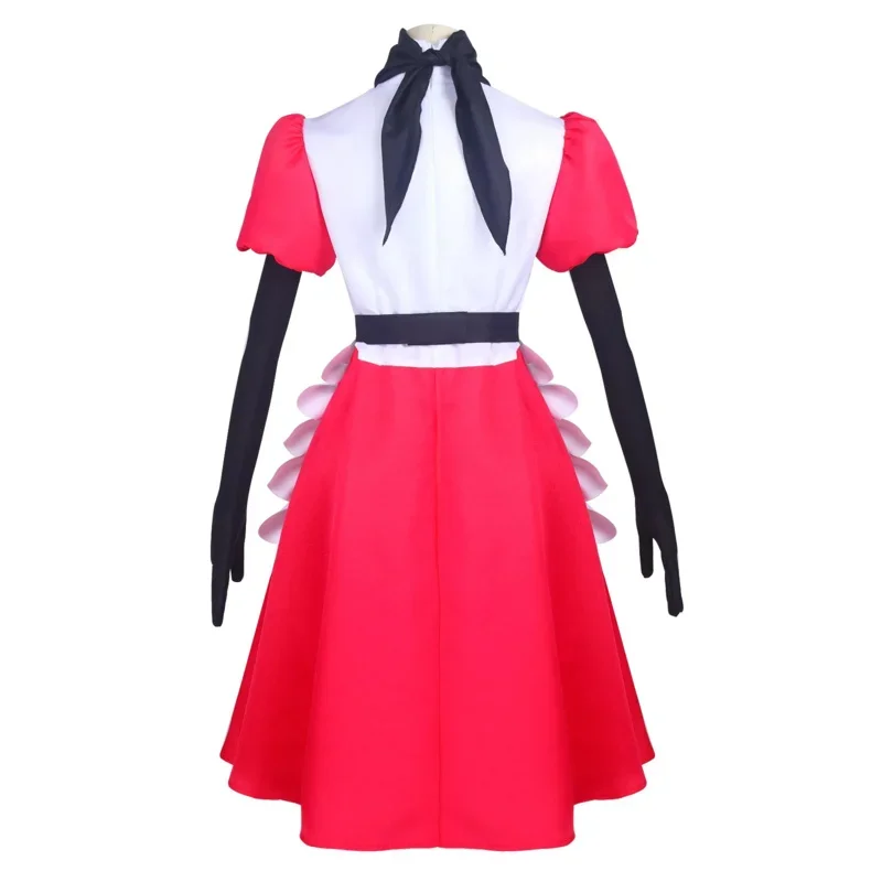 Nifty cosplay trajes anime hazbin hotel vestido feminino anime terno acgn animação jogo de quadrinhos romance exposição dia das bruxas