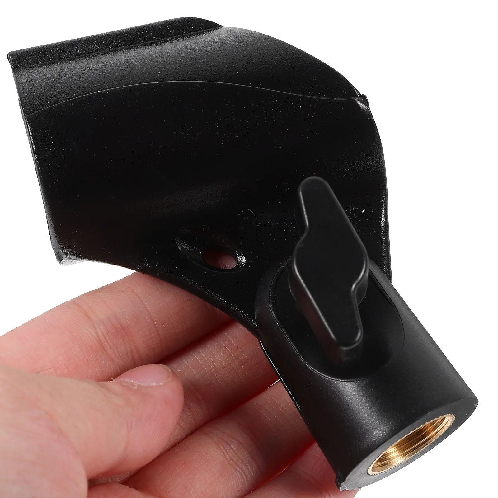 

2Pcs Reliable Microphone Clip Holder Plastic Copper Mic Clamp for Wireless Dynamic Vocal Microphone Accessories