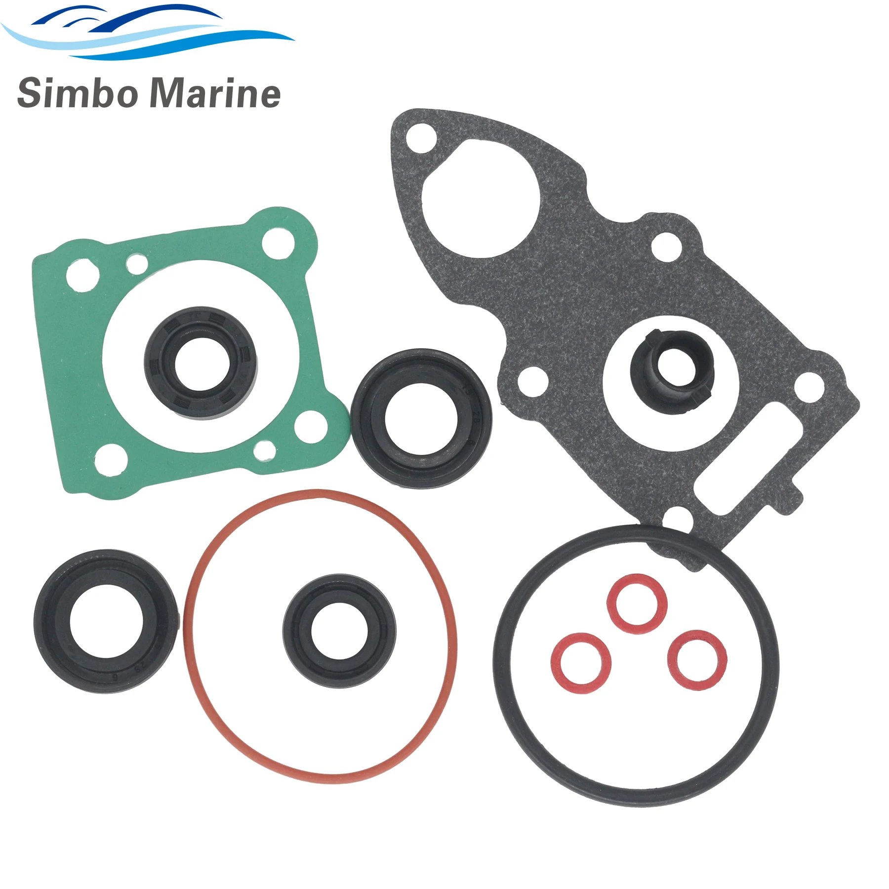 

6N0-W0001-C1 Seal Kit Lower Gearcase for Yamaha 6HP 8HP 2-Stroke Marine Outboard Motor 6G1-W0001 -C0 -C1 -21 18-0029
