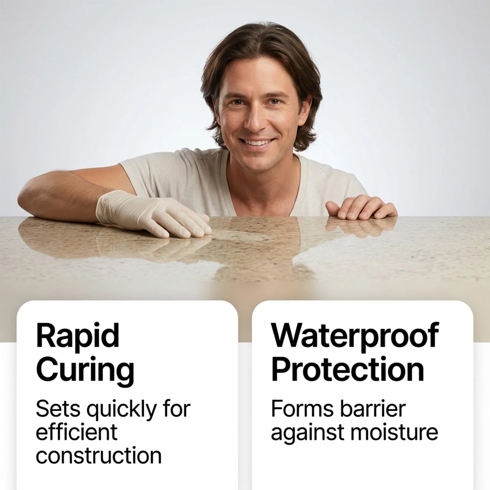 Fast-Drying Waterproof Cement Mortar Quick Emergency Leak Repair Rapid Hardening Concrete Patch for Pipe Wall Fix Repair Mortar