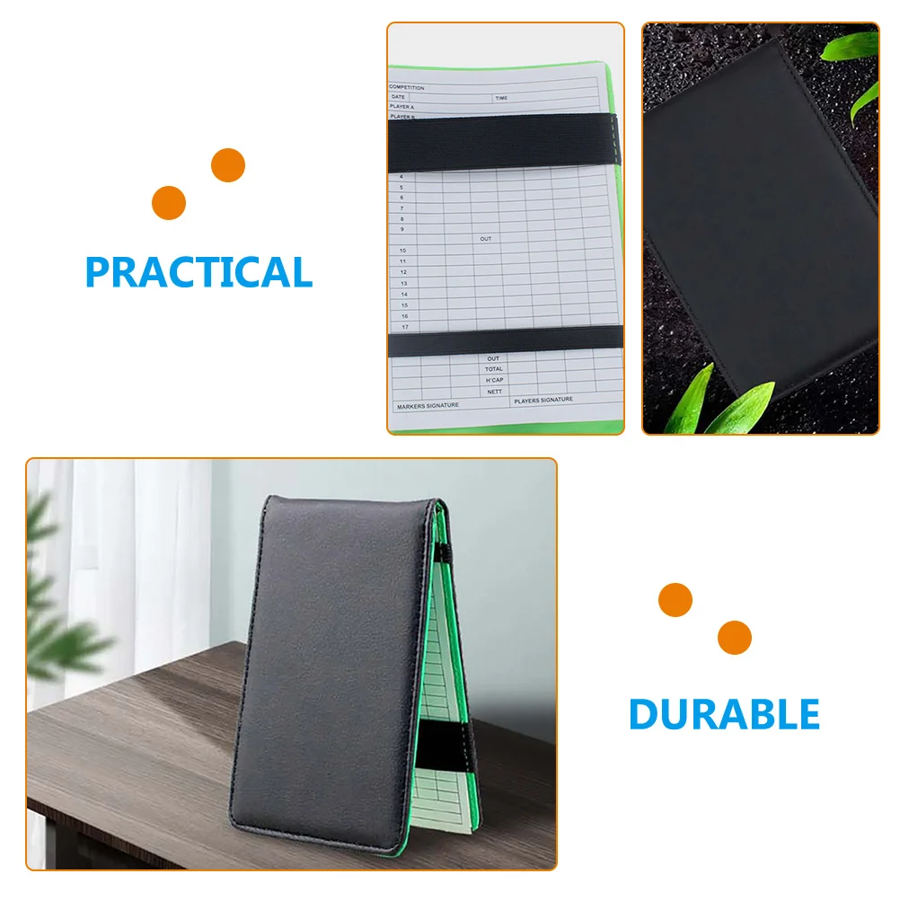 

1pc Golf Portable Golfs Recording Scorebook Holder Fits Most Standard Scorecards Scorebook Easy To Write Keeps Dry