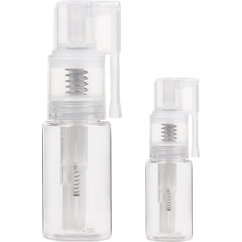 2 Pcs Dry Powder Spray Bottle Household Bottles Travel Shampoo Applicator Refillable The Pet Medicated