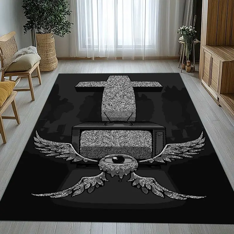 3D Game The Binding Of Isaac Area Rug,Soft Non-Slip Carpet Mat for Living Room Bedroom Playroom,Sofa Floor Rug,Home Decor Gift