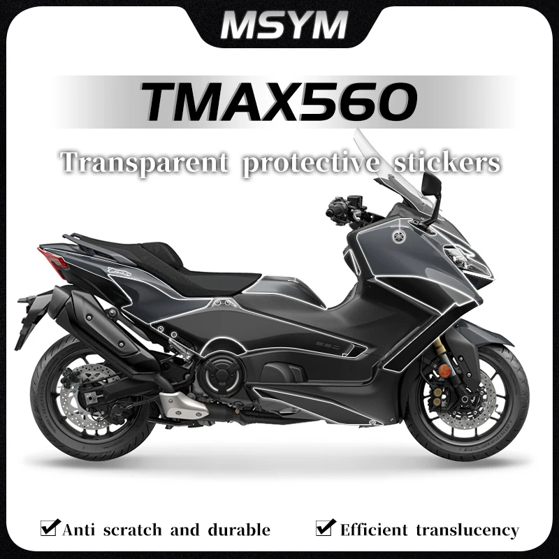 

For Yamaha TMAX560 tmax560 2023 Invisible car cover paint surface transparent protective film full car sticker modification