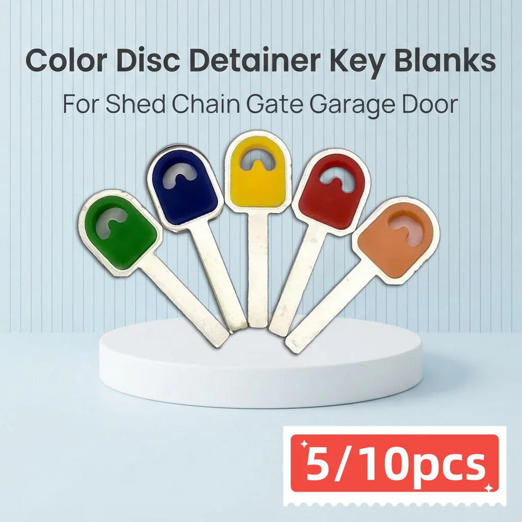 5pcs 10pcs Blank Color Disc Detainer Key Blanks For Shed Chain Gate Garage Door
