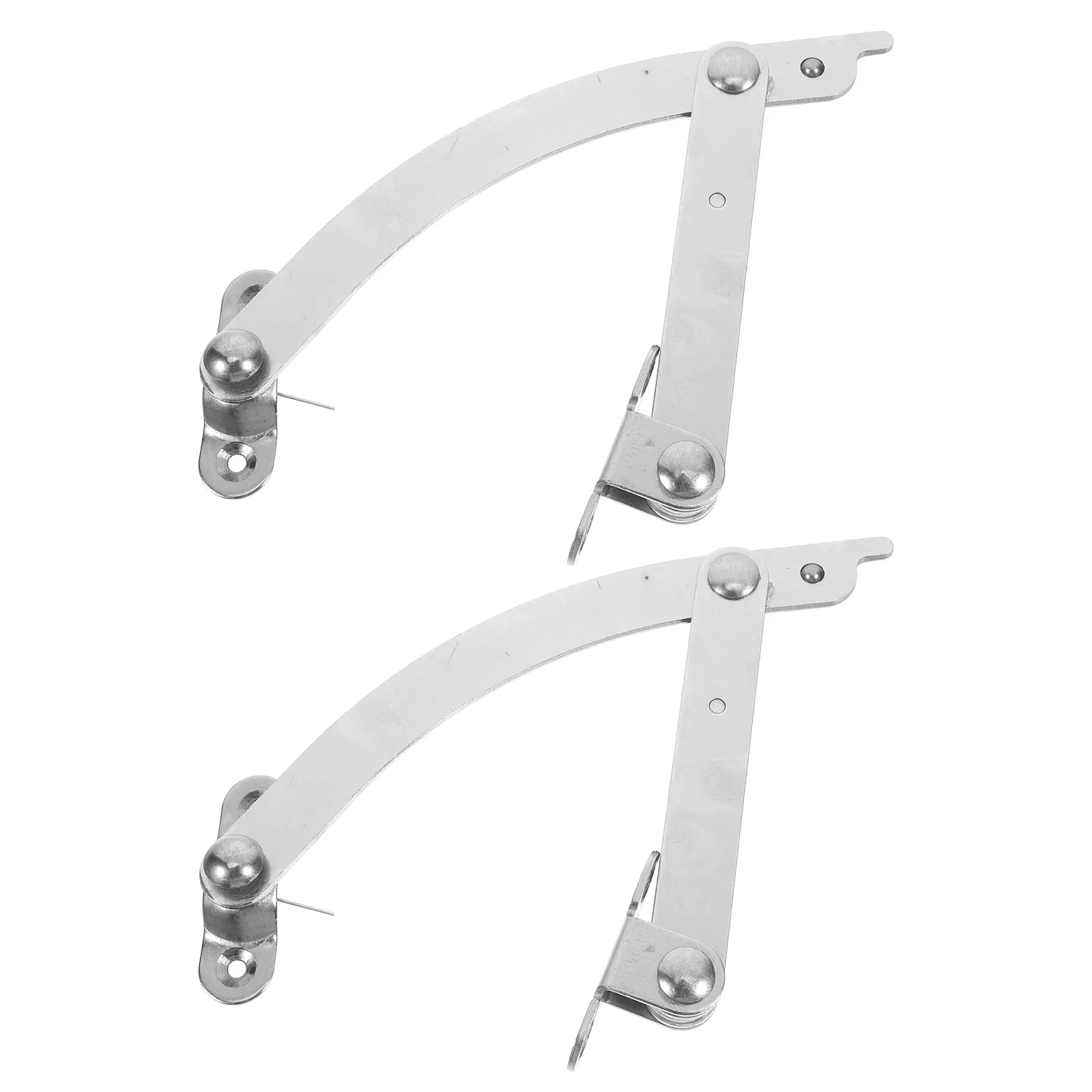 

2Pcs Heavy Duty Lid Stay Hinges Carbon Steel Multifunctional Drop-Down Lid Support for Kitchen Cabinets Wooden Boxes