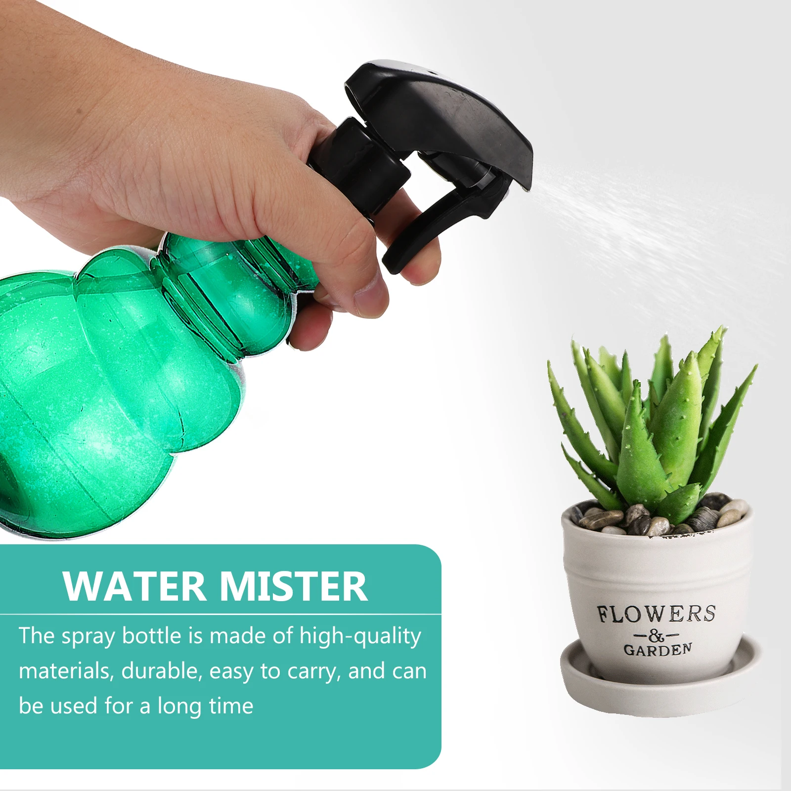 พลาสติก Sprayer ขวดมือกดรดน้ําสเปรย์ขวด Liquid Sprayer โปร่งใสแน่นซีลวัสดุ PET Hairdressing