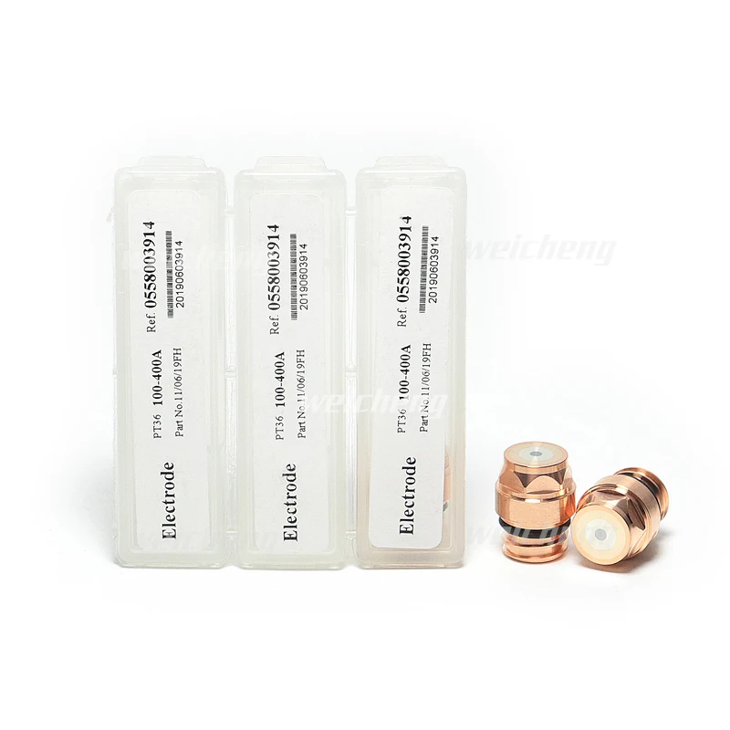 อุปกรณ์เสริมเครื่องตัดพลาสม่า ESAB PT-36 0558006141 0558003914 0558006018 หัวตัดพลาสม่าทองแดง