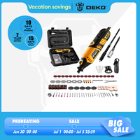 DEKO Rotary Tool Kit Power Hand Rotary Tools Mini for Wood/Metal, Electric Grinder Drill Machine