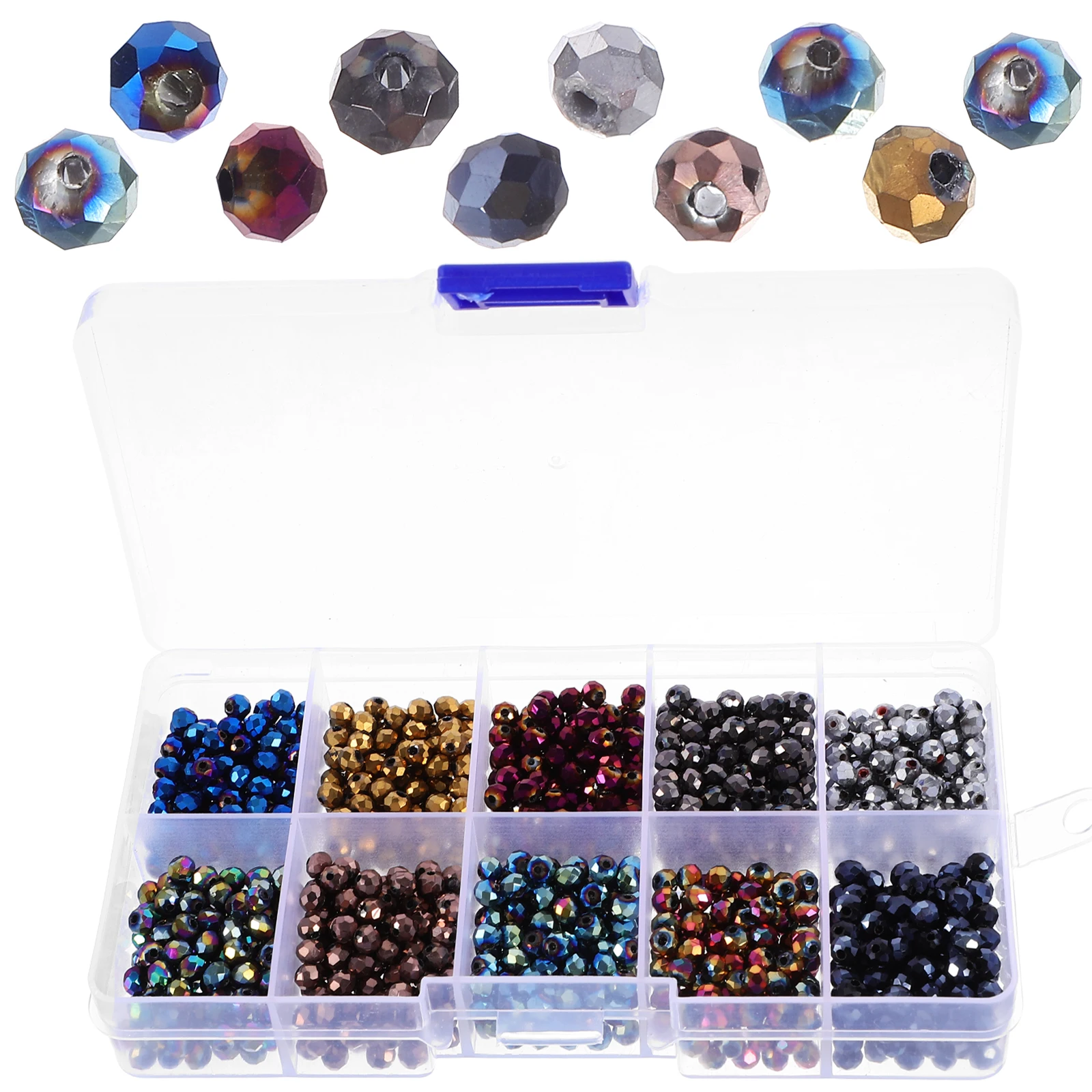 

Spacer Beads Wheel Flat Accessories for Crafting Bracelet Making Jewelry Small Glass Bracelets