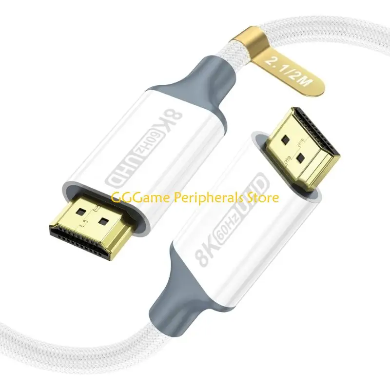 

U55B 2.1 Cable 8K 60Hz 48Gbps Fast Speed Gold Plated Connector Cord For TV Gaming And Home Theater