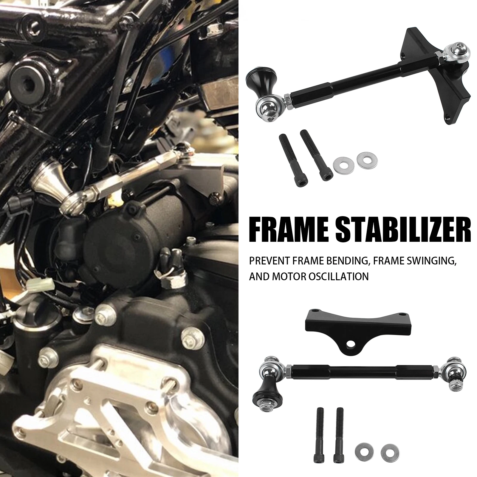 

Мотоциклетный алюминиевый анодированный стабилизатор рамы для Harley Touring Electra Road Street Glide Ultra Classic CVO Road King 2017-2023