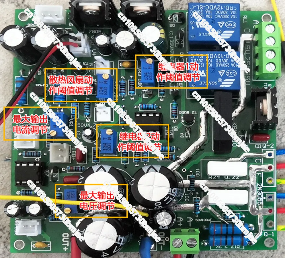 Adjustable Power Supply 0-30V 0-5A Learning Experiment Power Supply Board Constant Voltage and Current Power Supply Board Kit