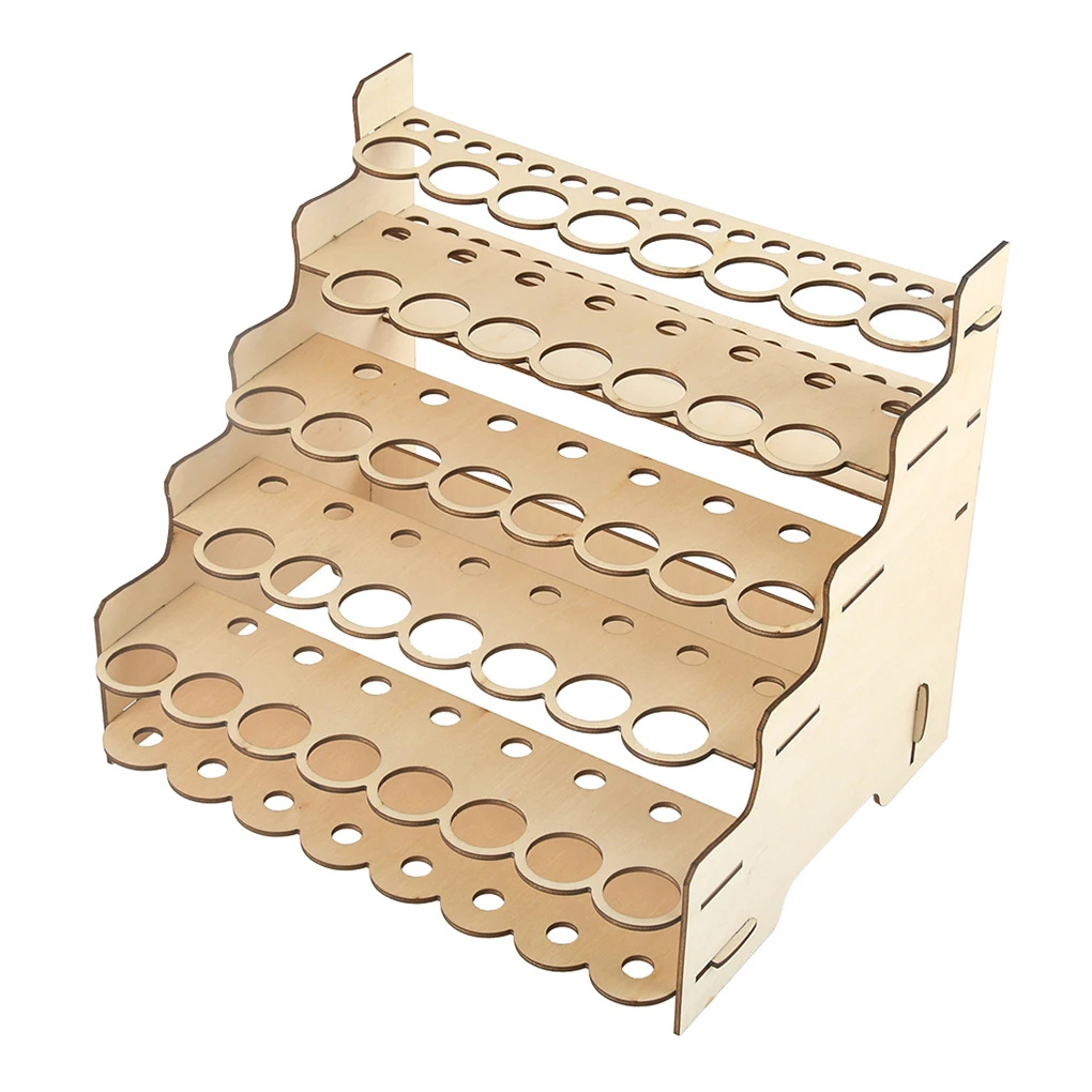 

Model Paint Organizer Multi-layer Pigment Shelf Paints Container DIY Pigments Shelf for Storing Organizing Use Type 1