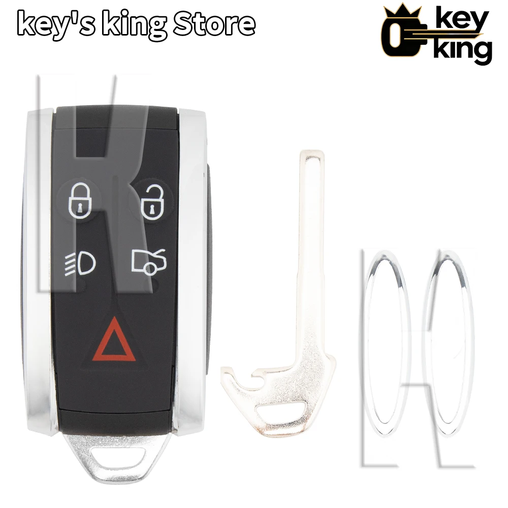 KK Smart Car Key Shell 5 Buttons Case For Jaguar XF XJ XE F‑PACE,Keyless‑go Remote Key Housing Cover - view 4
